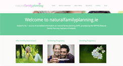 Desktop Screenshot of naturalfamilyplanning.ie