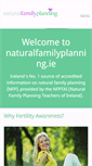 Mobile Screenshot of naturalfamilyplanning.ie